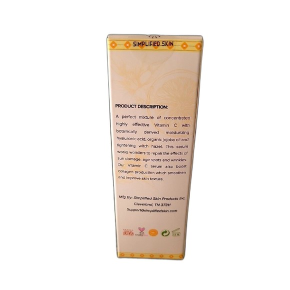 Vitamin C  Serum 20% For Face And Eyes 2 Oz. - Picture 3 of 3